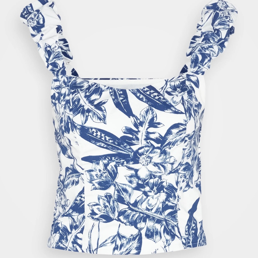 Abercrombie & Fitch Bare Slim Bubble Strap Top